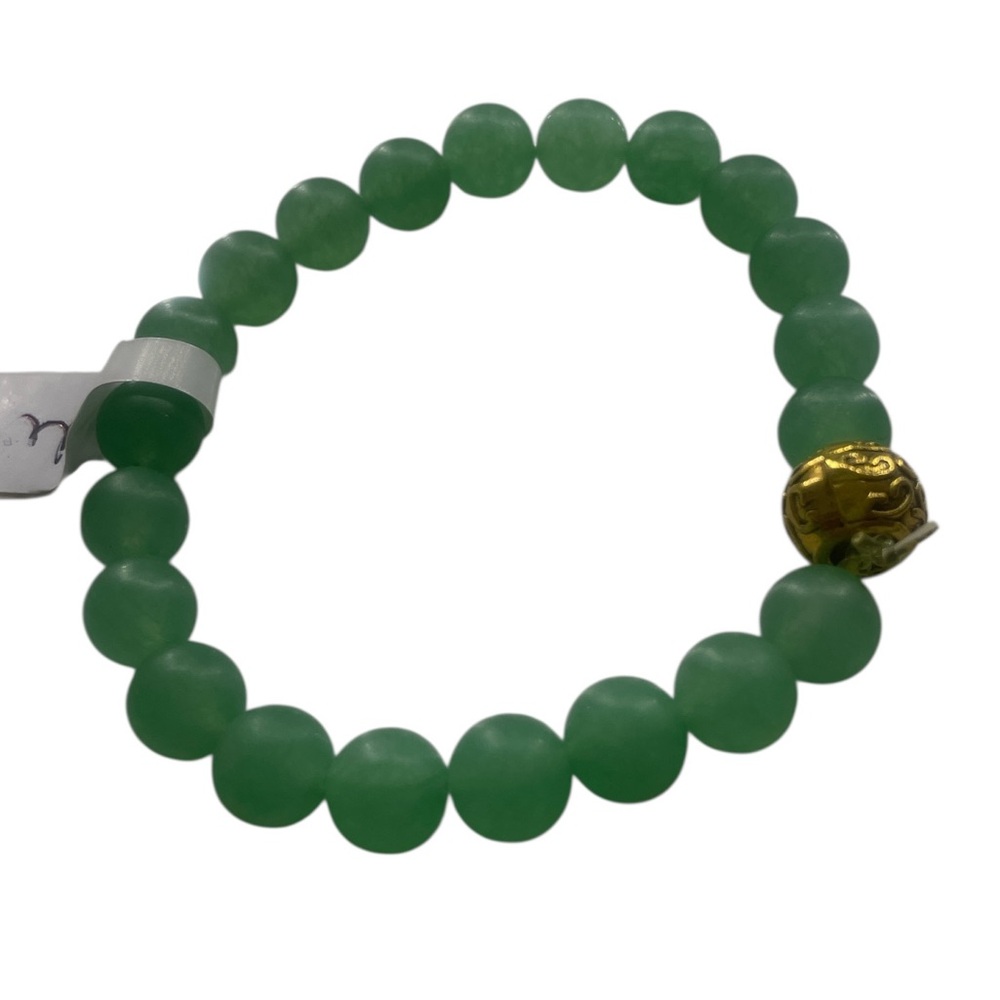 Green Aventurine  gemstone bracelet - Picture 4 of 6